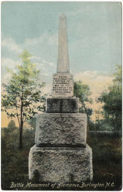 Battle Monument of Alamance