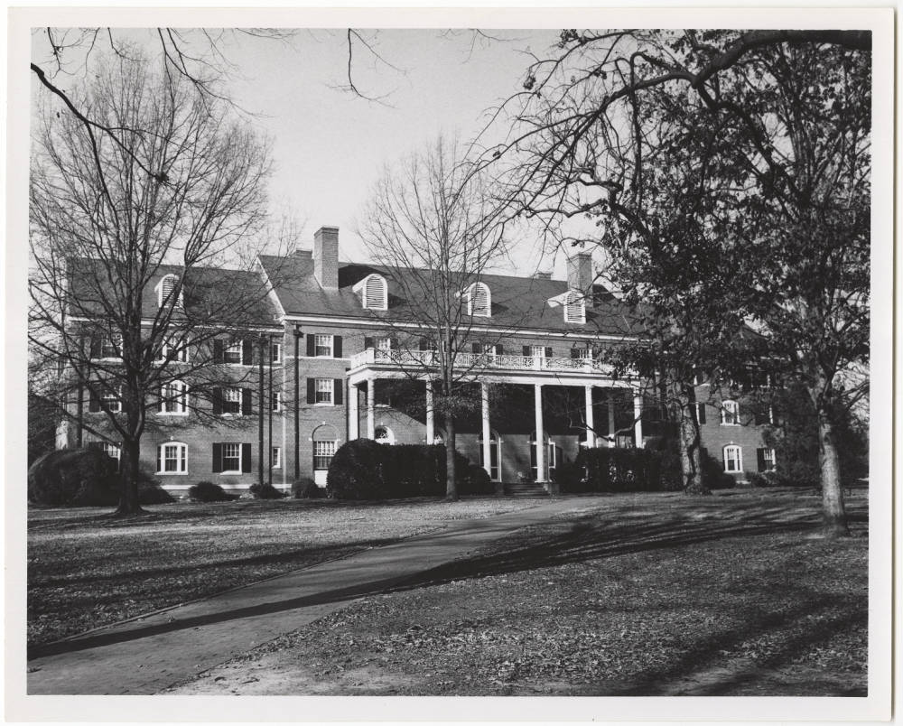 Historical Photo of Alderman Residence Hall