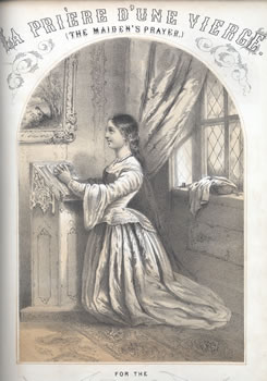 La Priere d'une vierge (The maiden's prayer)